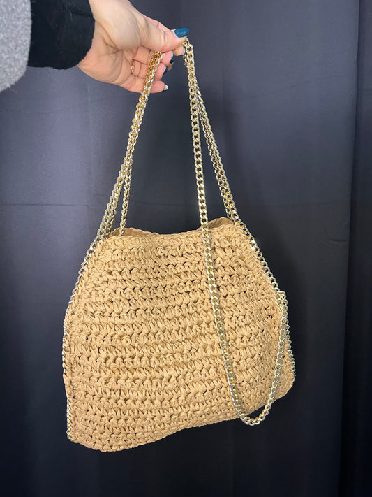 BORSA STELLA RAFFIA