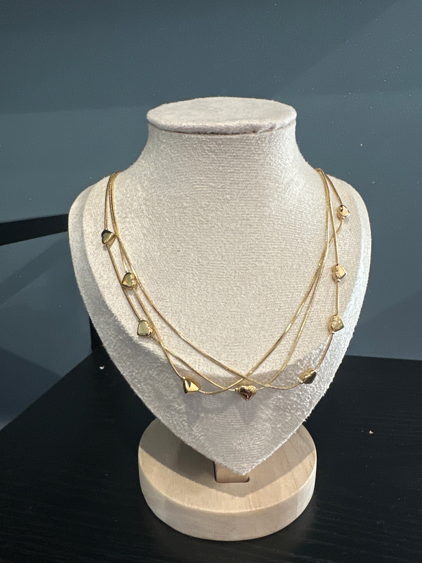 COLLANA 3FILI CUORE