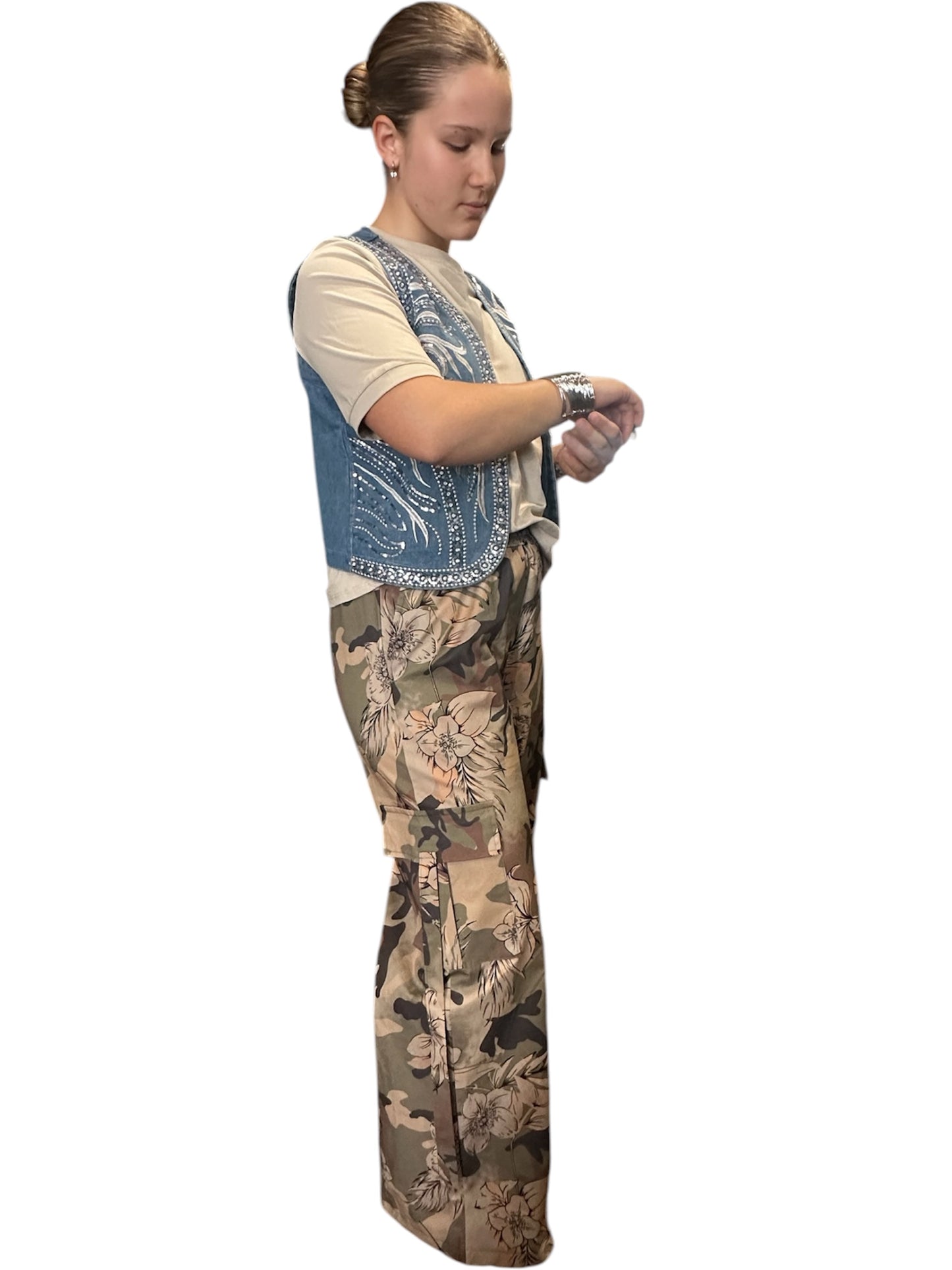 GILET RICAMI PAILLETTES