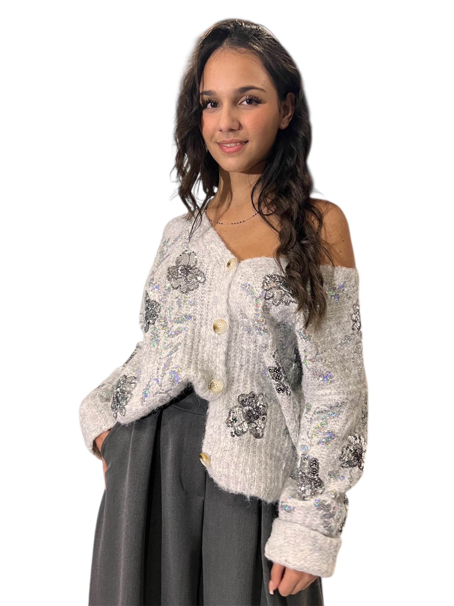 CARDIGAN PAILETTES