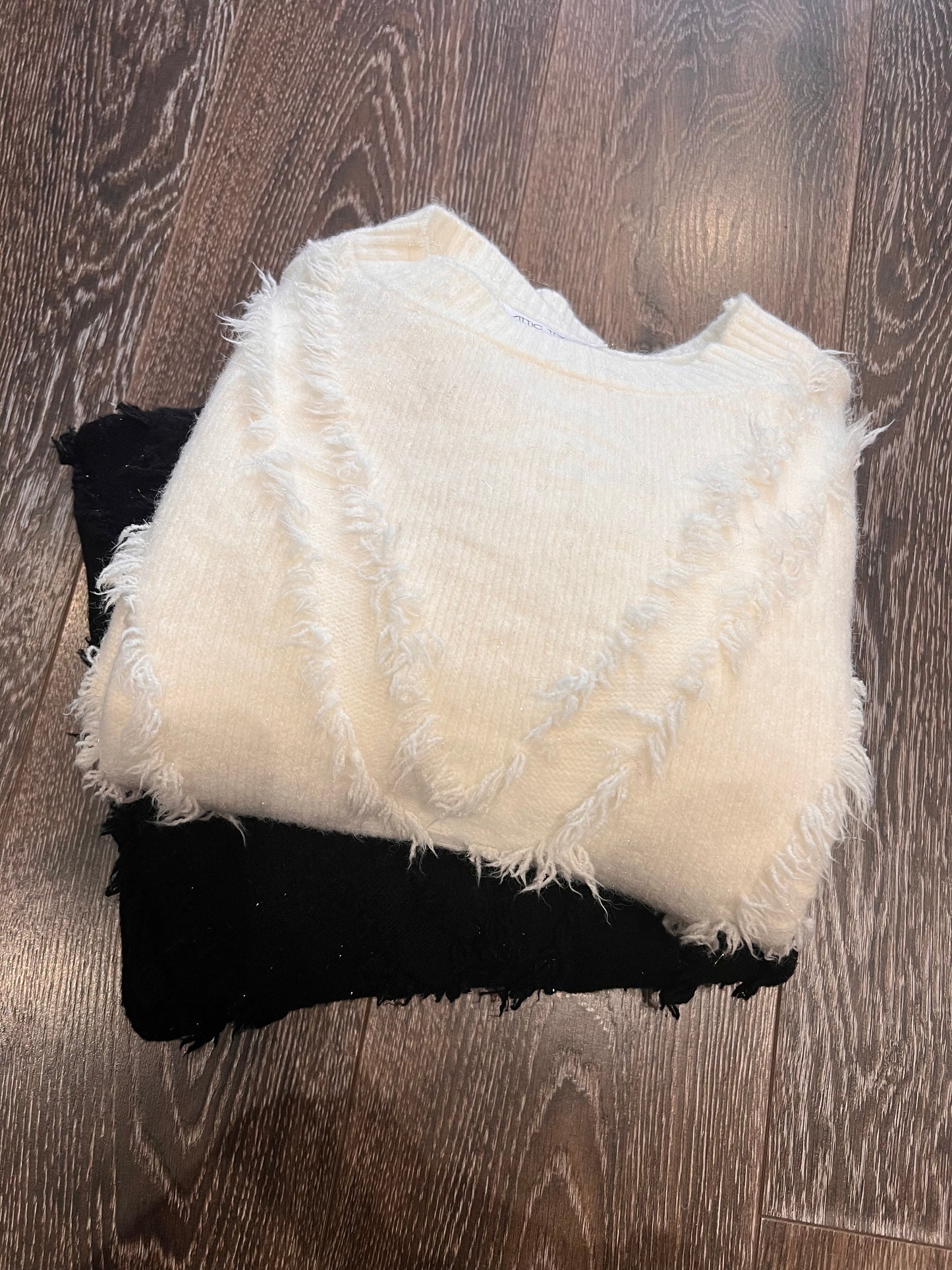 MAGLIONE SFRANGIATO LUREX