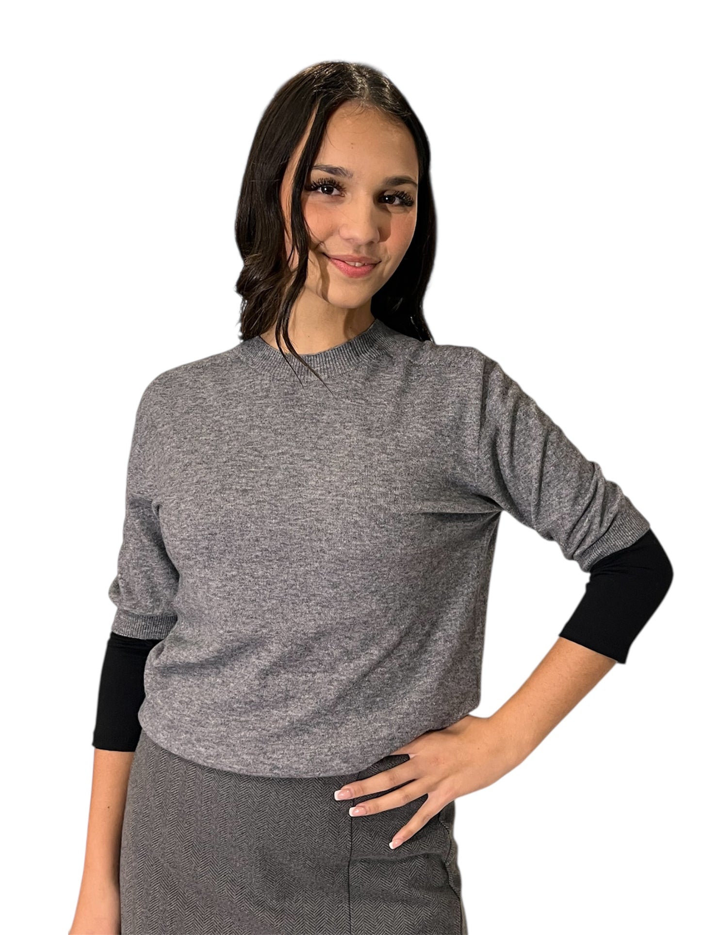 MAGLIONE MEZZA MANICA