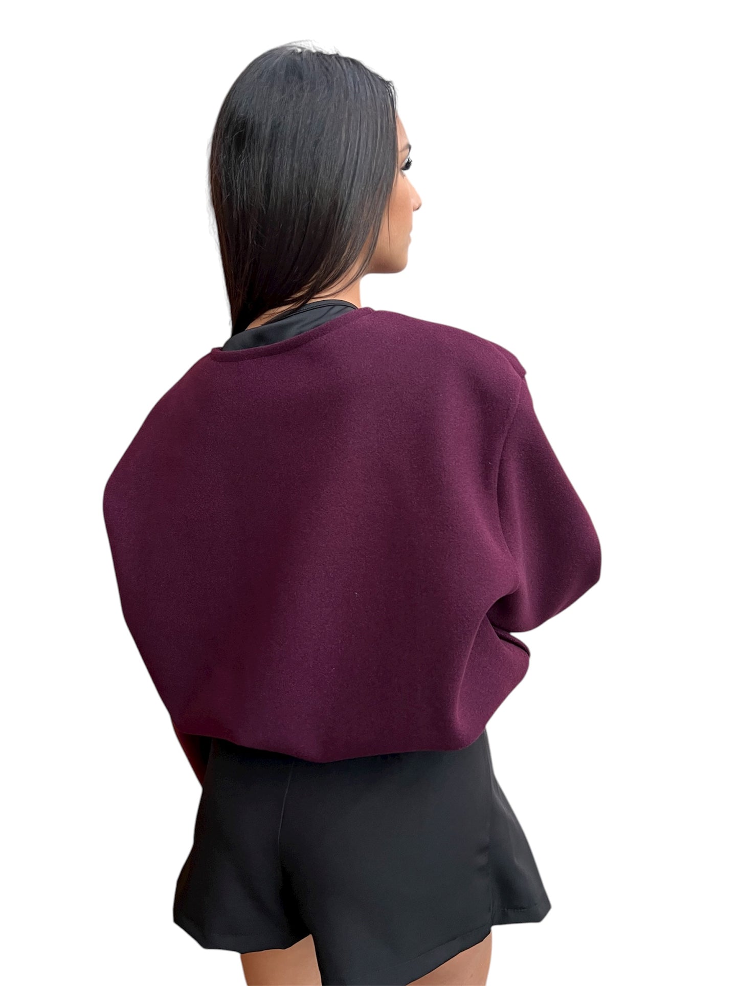 CAPPOTTO BOMBER CROP