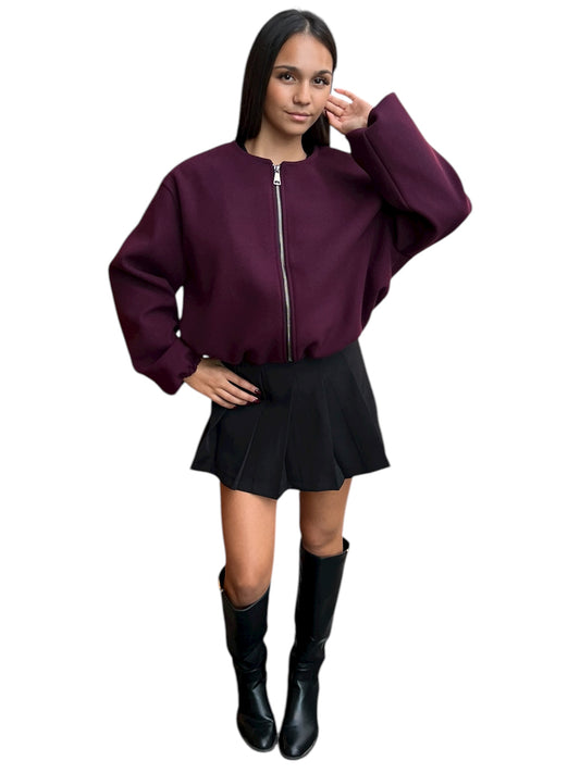 CAPPOTTO BOMBER CROP