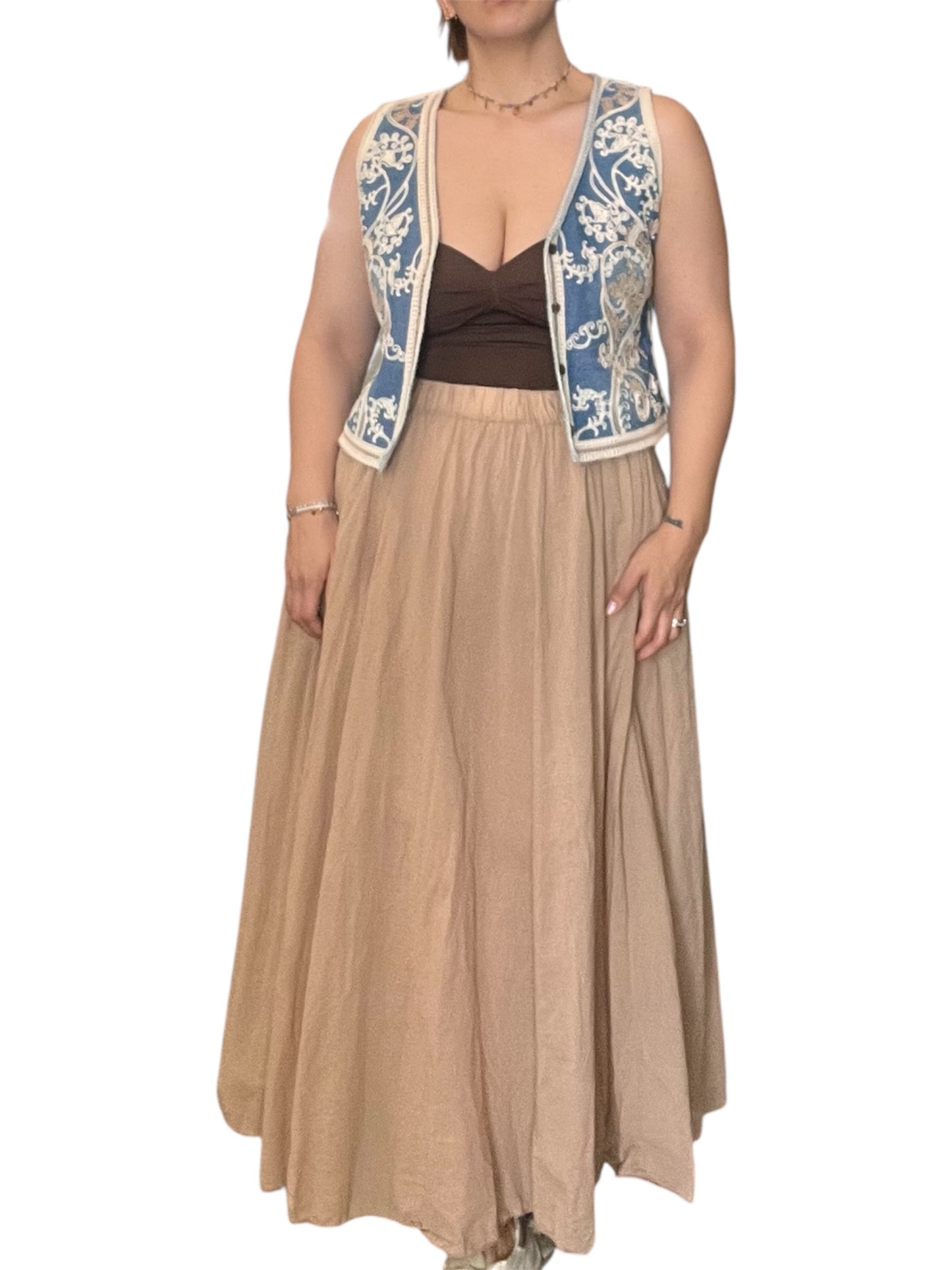 GILLET RICAMO