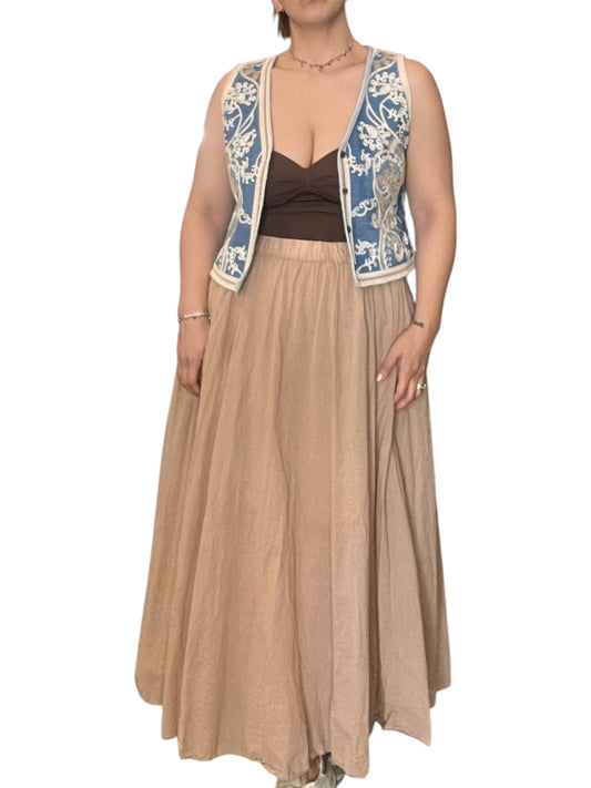 GILLET RICAMO