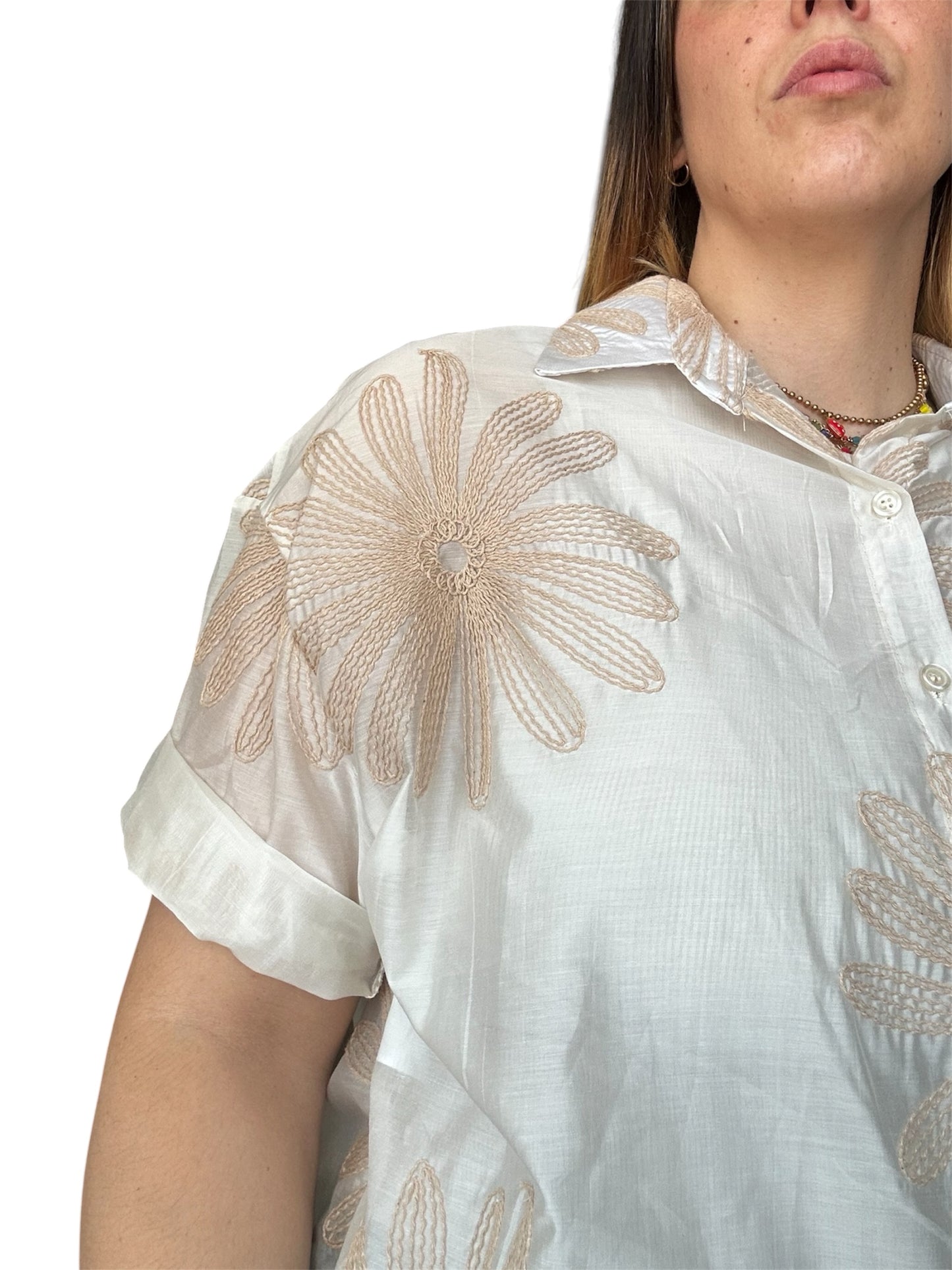 CAMICIA RICAMO MARGHERITA